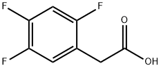 2,4,5-Trifluorophenylacetic acid Struktur