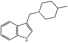 3-[(4-Methylpiperidino)methyl]-1H-indole Struktur