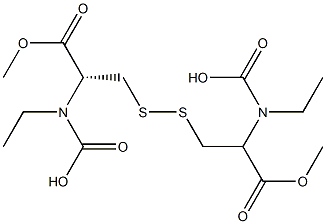 N,N'-Bis(ethoxycarbonyl)-L-cystine dimethyl ester Struktur