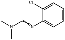 N1,N1-Dimethyl-N2-(o-chlorophenyl)formamidine Struktur