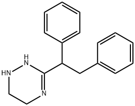 3-(1,2-diphenylethyl)-1,2,5,6-tetrahydro-1,2,4-triazine Struktur