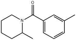 2-Methyl-1-(3-Methylbenzoyl)piperidine, 97% Struktur