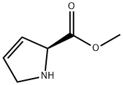 1H-Pyrrole-2-carboxylic acid, 2,5-dihydro-, methyl ester, (2S)- (9CI) Struktur