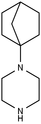 Piperazine, 1-(1-norbornyl)- (8CI) Struktur