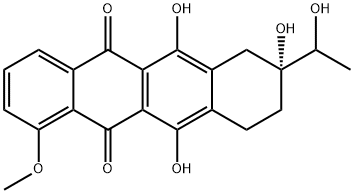 7-Deoxy Daunorubicinol Aglycone Struktur