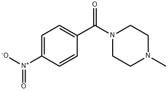 (4-Methylpiperazin-1-yl)(4-nitrophenyl)Methanone Struktur