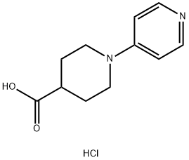 1-(4-吡啶基)-4-哌啶羧酸單鹽酸鹽, 210962-09-7, 結構式