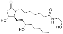 ALPROSTADIL ETHANOLAMIDE Struktur