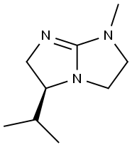 1H-Imidazo[1,2-a]imidazole,2,3,5,6-tetrahydro-1-methyl-5-(1-methylethyl)-,(5S)-(9CI) Struktur