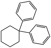 1,1'-(Cyclohexane-1,1-diyl)bisbenzene Struktur