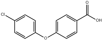 4-(4-氯苯氧基)苯甲酸, 21120-67-2, 結(jié)構(gòu)式