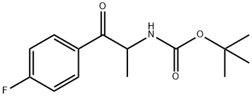 [2-(4-FLUORO-PHENYL)-1-METHYL-2-OXO-ETHYL]-CARBAMIC ACID TERT-BUTYL ESTER Struktur