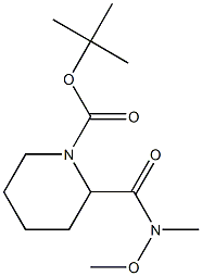 1-BOC-2-(METHOXY-METHYL-CARBAMOYL)PIPERIDINE Struktur