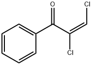 2-Propen-1-one, 2,3-dichloro-1-phenyl-, (2E)- (9CI) Struktur