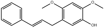 2,4-Dimethoxy-5-[(E)-3-phenyl-2-propenyl]phenol Struktur