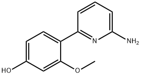 4-(6-AMINO-2-PYRIDINYL)-3-METHOXYPHENOL Struktur