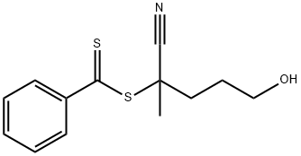 4-CYANO-1-HYDROXYPENT-4-YL DITHIOBENZOATE Struktur