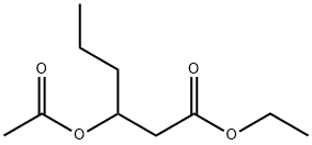 ETHYL 3 ACETOXY HEXANOATE Struktur