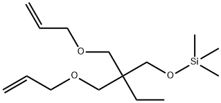 2,2-BIS(2-ALLYLOXYMETHYL)-1-TRIMETHYLSILOXYBUTANE Struktur