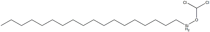 N-OCTADECYLMETHOXYDICHLOROSILANE Struktur