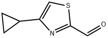 2-Thiazolecarboxaldehyde, 4-cyclopropyl- (9CI) Struktur