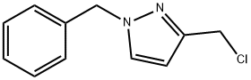 1-BENZYL-3-(CHLOROMETHYL)-1H-PYRAZOLE Struktur