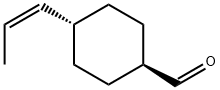 Cyclohexanecarboxaldehyde, 4-(1Z)-1-propenyl-, trans- (9CI) Struktur