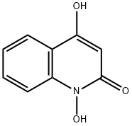 1,4-Dihydroxy-2(1H)-quinolinone Struktur