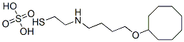 2-[4-(Cyclooctyloxy)butyl]aminoethanethiol sulfate Struktur