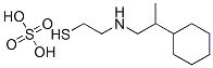 2-(2-Cyclohexylpropyl)aminoethanethiol sulfate Struktur