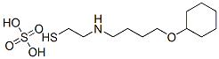 2-[[4-(Cyclohexyloxy)butyl]amino]ethanethiol sulfate Struktur