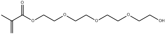 2-[2-[2-(2-hydroxyethoxy)ethoxy]ethoxy]ethyl methacrylate Struktur