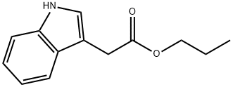 1H-Indole-3-acetic acid propyl ester Struktur