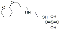 2-[3-(Tetrahydro-2H-pyran-2-yloxy)propyl]aminoethanethiol sulfate Struktur