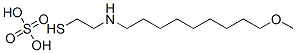 2-(9-Methoxynonyl)aminoethanethiol sulfate Struktur