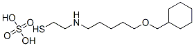 2-[5-(Cyclohexylmethoxy)pentyl]aminoethanethiol sulfate Struktur