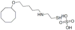 2-(5-Cyclooctyloxypentyl)aminoethanethiol sulfate Struktur