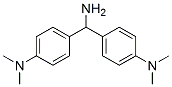 4-Dimethylamino-α-[4-(dimethylamino)phenyl]benzenemethanamine Struktur