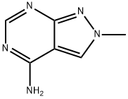 2H-Pyrazolo[3,4-d]pyrimidin-4-amine, 2-methyl- (9CI) Struktur