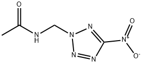 Acetamide,  N-[(5-nitro-2H-tetrazol-2-yl)methyl]- Struktur