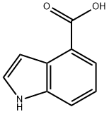 Indole-4-carboxylic acid Structure