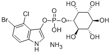 5-BROMO-4-CHLORO-3-INDOXYL MYO-INOSITOL-1-PHOSPHATE, AMMONIUM SALT Struktur