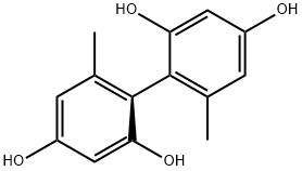 [1,1-Biphenyl]-2,2,4,4-tetrol,6,6-dimethyl-,(1S)-(9CI) Struktur