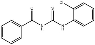 Urea, 1-benzoyl-3- (o-chlorophenyl)-2-thio- Struktur