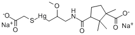 mercaptomerin sodium Struktur