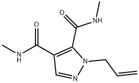 1-Allyl-4,5-di(N-methylcarbamoyl)pyrazole Struktur