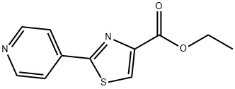 2-(4-pyridinyl)-4-thiazolecarboxylic acid ethyl ester Struktur