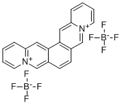 Dipyrido[2,1-b:12j][3,8]phenanthrolinediiumbistetrafluoroborate Struktur