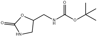 Carbamic acid, [(2-oxo-5-oxazolidinyl)methyl]-, 1,1-dimethylethyl ester (9CI) Struktur