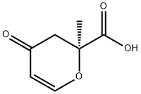 2H-Pyran-2-carboxylicacid,3,4-dihydro-2-methyl-4-oxo-,(2S)-(9CI) Struktur